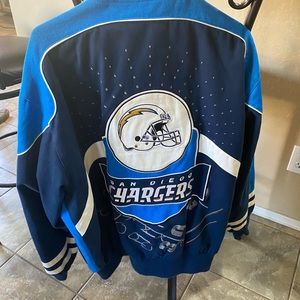 NFL chargers racing jackets